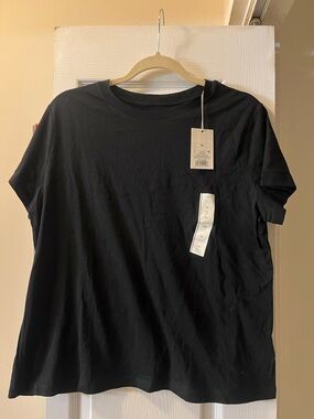 Brand New Day. Classic Black Crewneck Tee with Tag